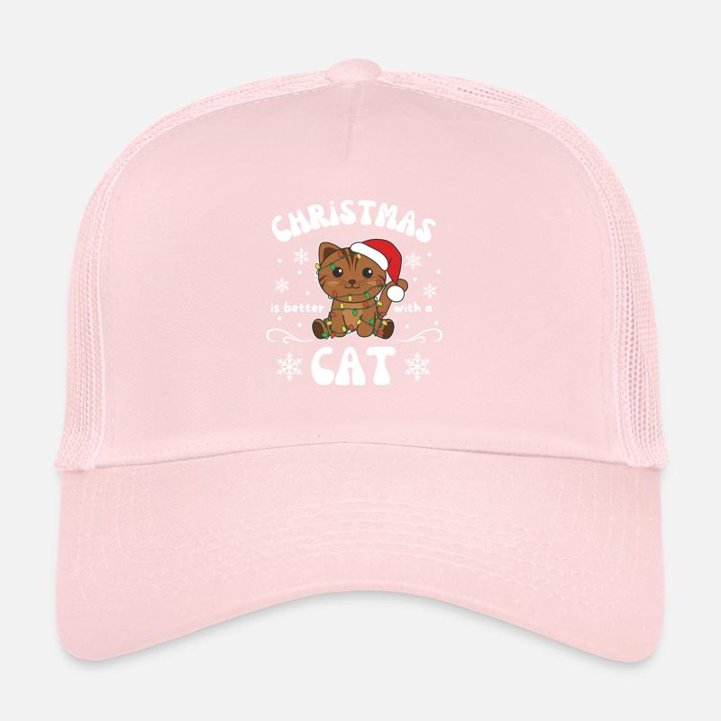 Weihnachten ist besser mit einer Katze Trucker Cap