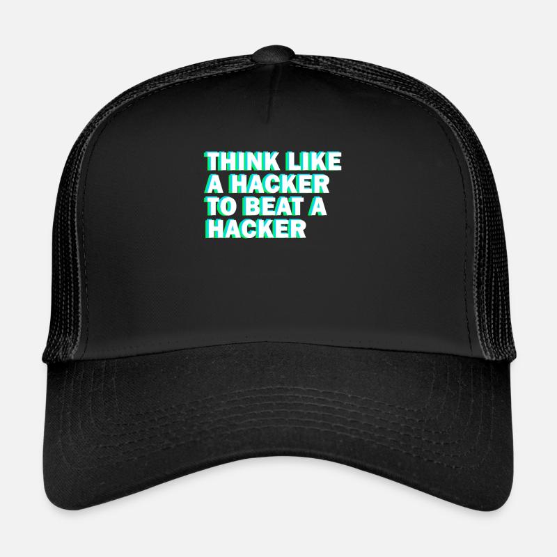 Expertise en cybersécurité de hackers éthiques Casquette trucker 