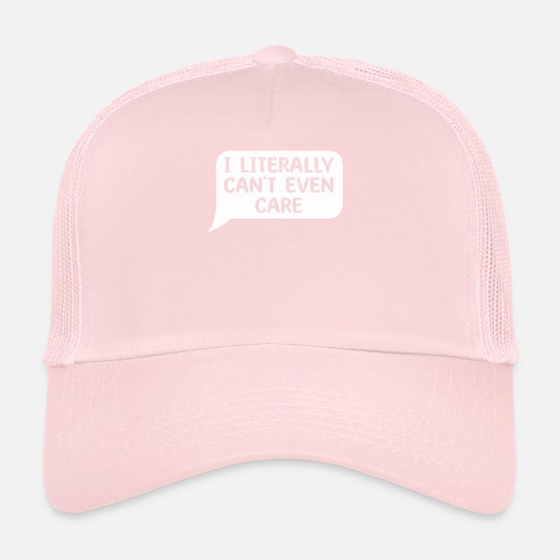 Je ne m’en soucie même pas Casquette trucker 