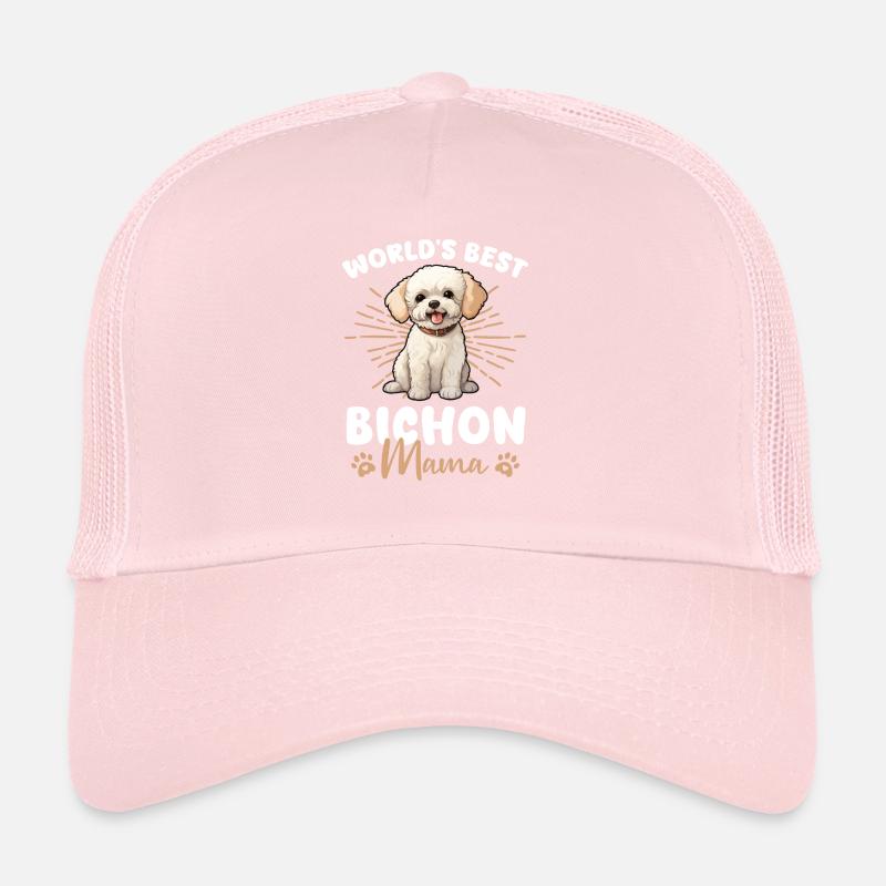 Bichon frisé Groovy Bichon Mama Casquette trucker 