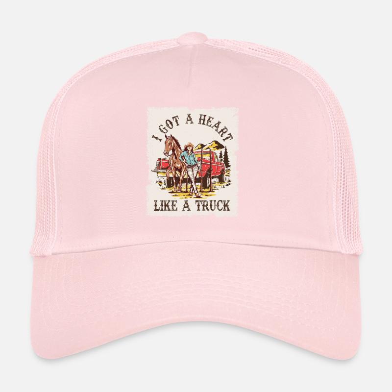 Ich habe ein Herz wie ein Truck Trucker Cap