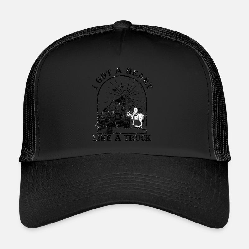 Ich habe ein Herz wie ein Truck Trucker Cap