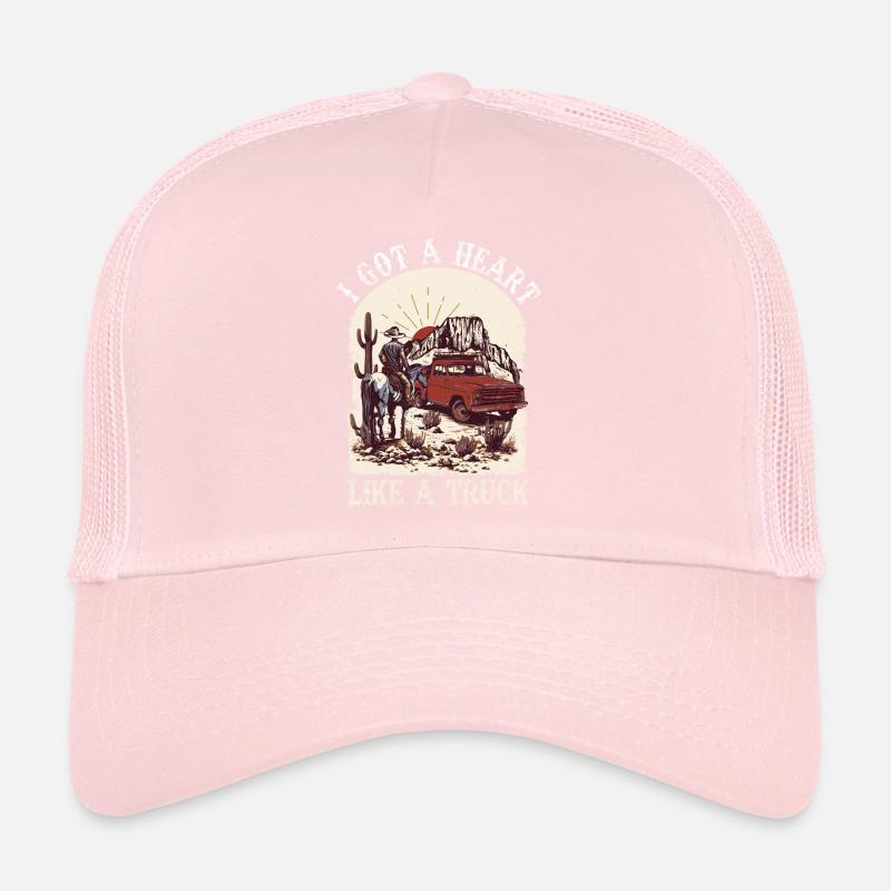 J’ai un cœur comme un camion Casquette trucker 