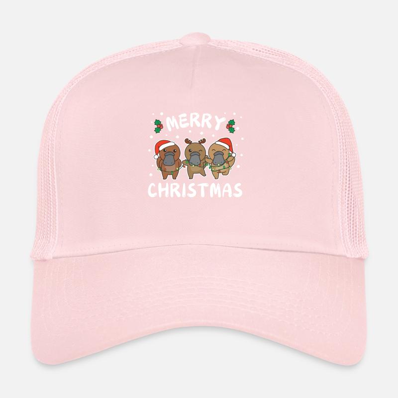 Joyeux Noël Ornithorynque mignon Casquette trucker 