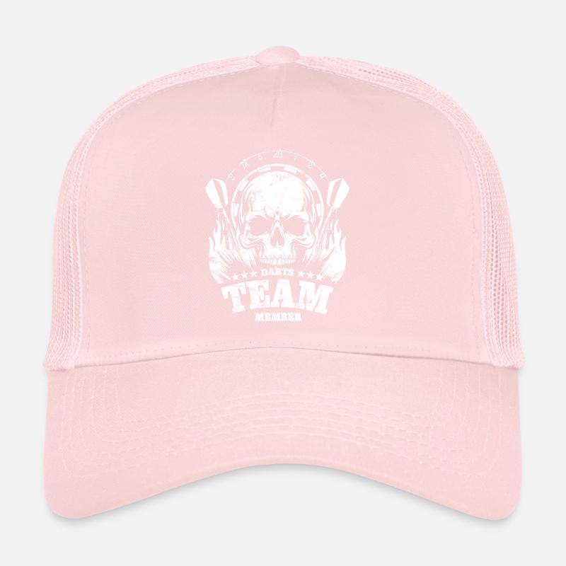 Fléchettes Crâne - Membre de l’équipe de fléchettes - Cadeau Casquette trucker 