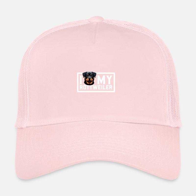 J’adore mon Rottweiler Casquette trucker 