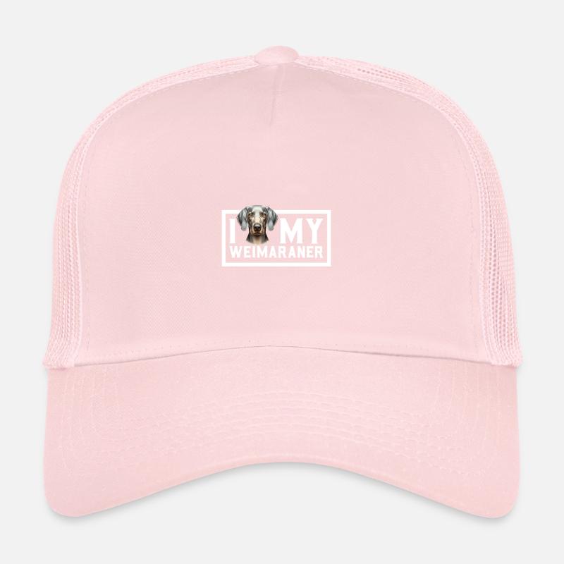 J’adore mon braque de Weimar Casquette trucker 