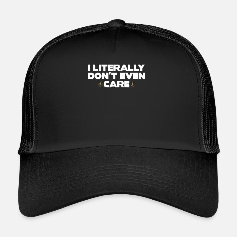Je ne m’en soucie même pas Casquette trucker 