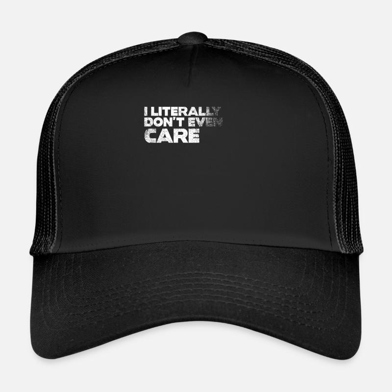 Je ne m’en soucie même pas Casquette trucker 