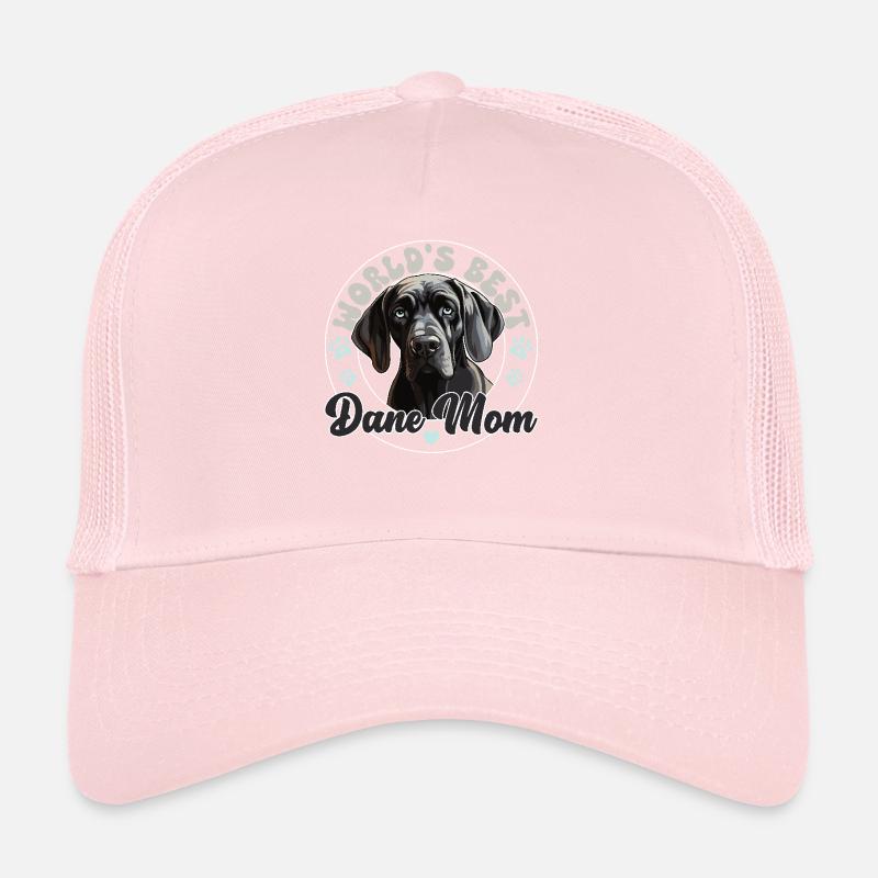 Dogue Allemand Groovy Dane Maman Casquette trucker 