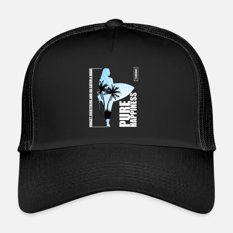Surfen Wakeboard Hobby schöner Spruch Surfer Trucker Cap