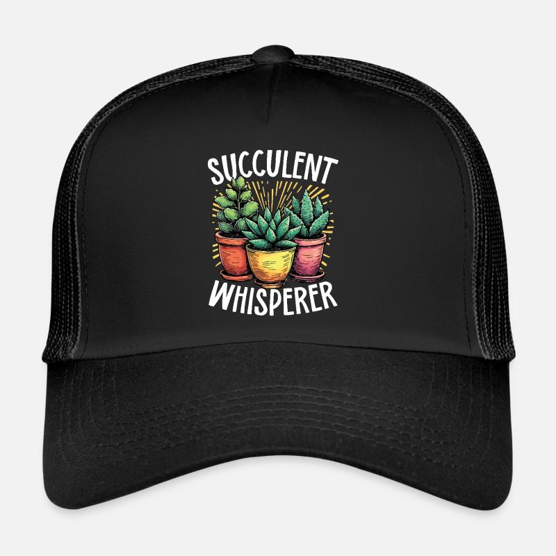 Succulent Whisperer – Plant Lover Trucker Cap