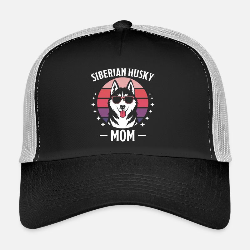 Siberian Husky Saying Siberian Huskies Gift Trucker Cap
