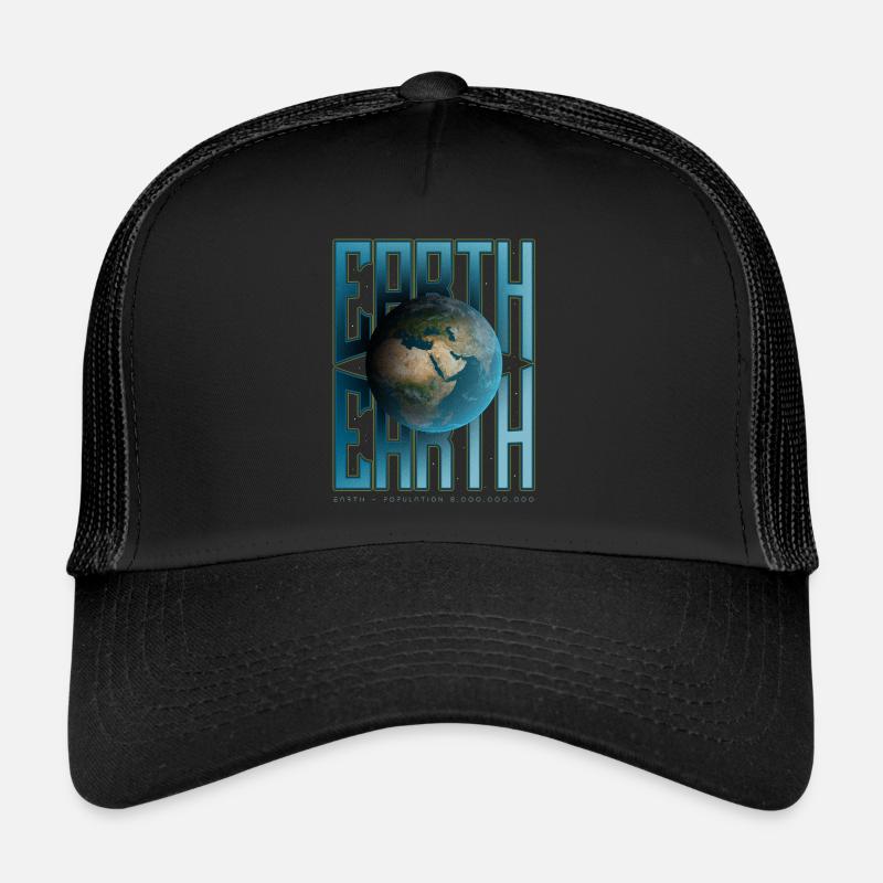 Planète Terre Espace extra-atmosphérique Système solaire Casquette trucker 