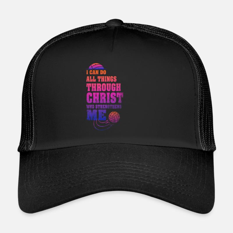 Mit Volleyball kann ich alles machen Trucker Cap