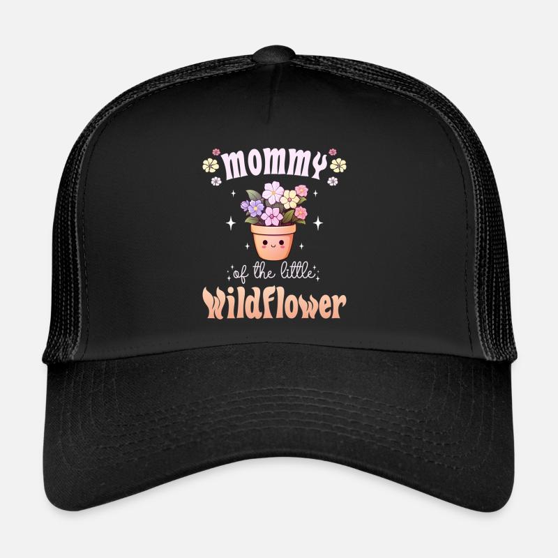Fleur Bébé Naissance Enfant Maman Casquette trucker 