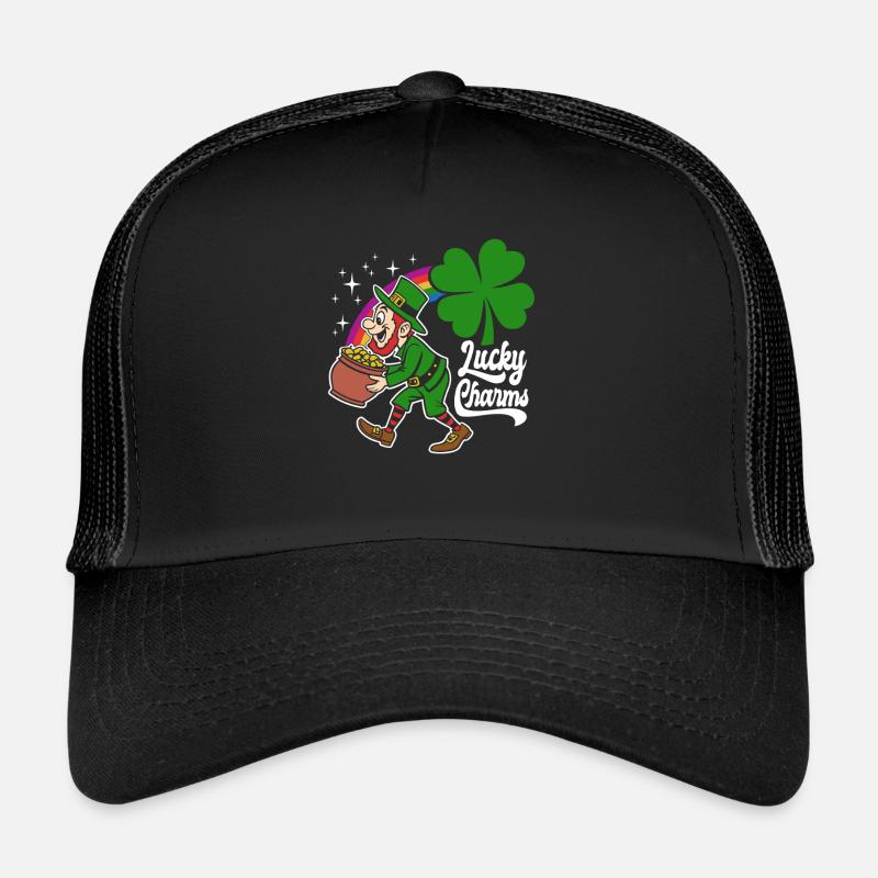 Porte-bonheur - Lutin - Saint-Patrick Casquette trucker 