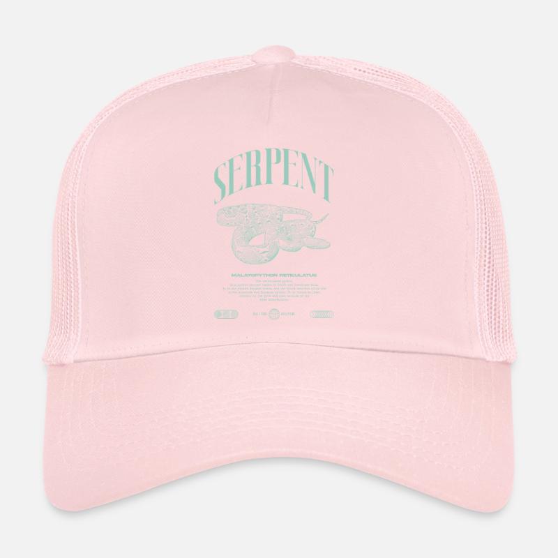 Gardien de reptiles python réticulé Streetwear Casquette trucker 