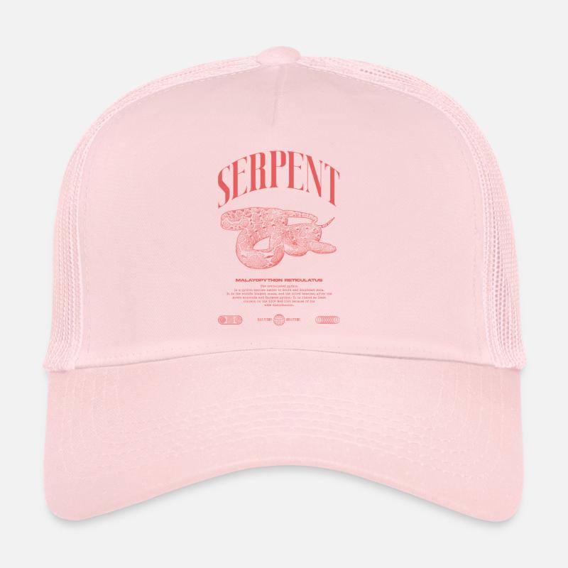 Gardien de reptiles python réticulé Streetwear Casquette trucker 