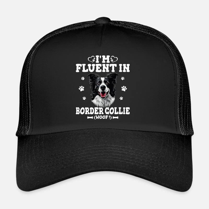 Sprechender Border Collie Humor Hund Border Collie Trucker Cap