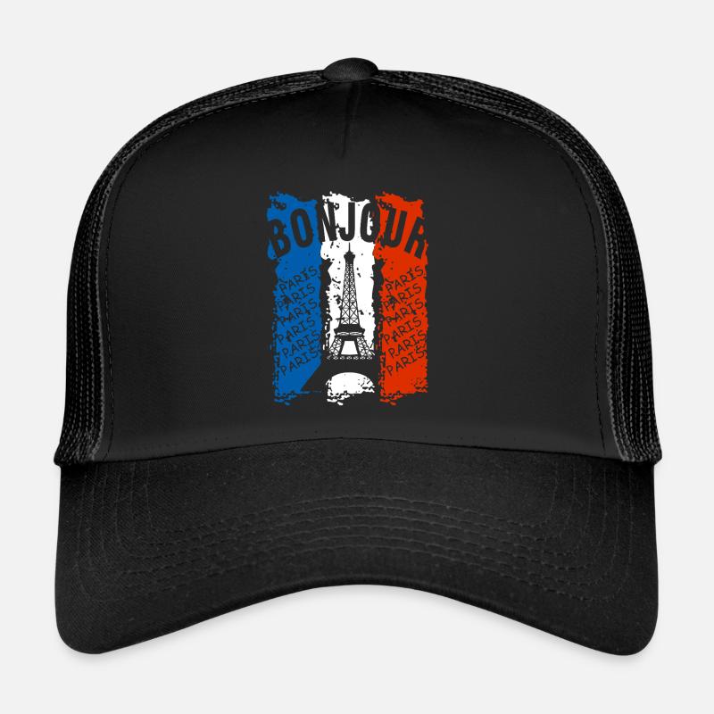 Flagge Frankreichs Trucker Cap