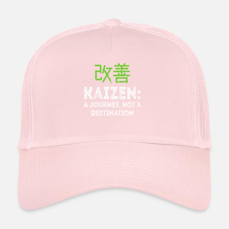 Kaizen A Journey Not A Destination Trucker Cap