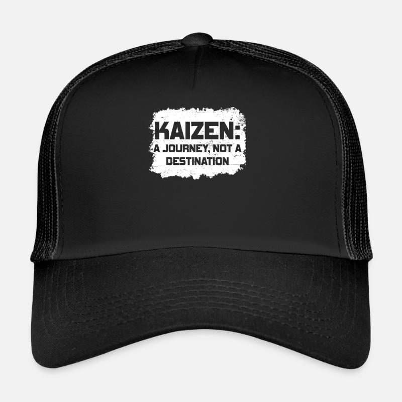 Kaizen: Eine Reise, kein Ziel Trucker Cap