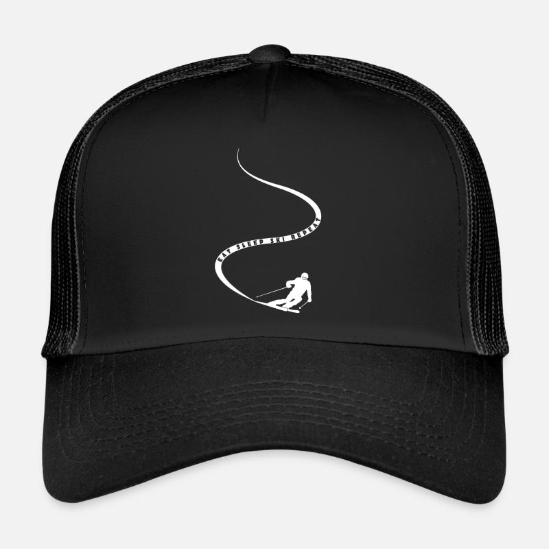 Manger Dormir Ski Répéter - Ski - Ski Casquette trucker 