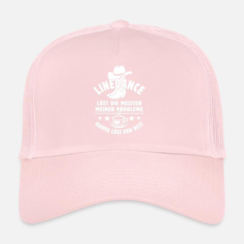 Linedance löst meine Probleme - Kaffee Spruch Trucker Cap