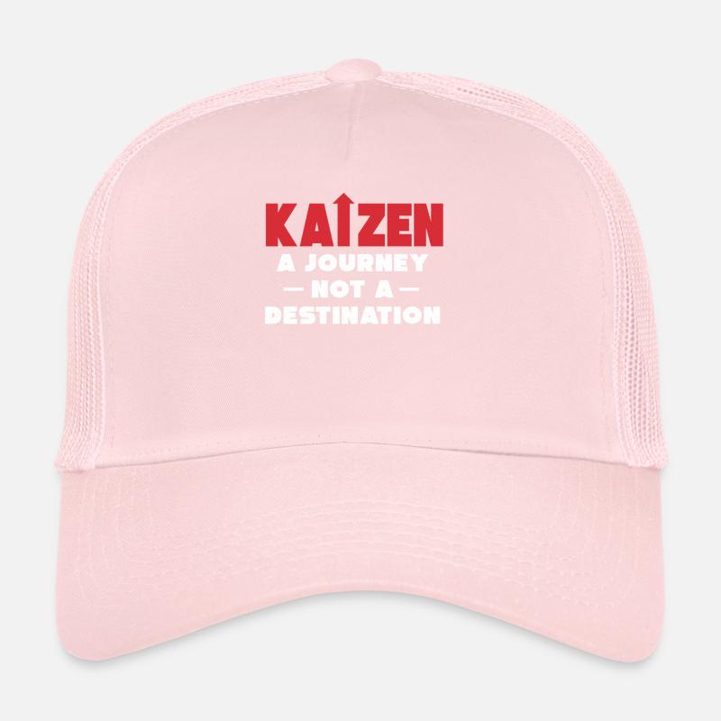 Kaizen A Journey Not A Destination Trucker Cap