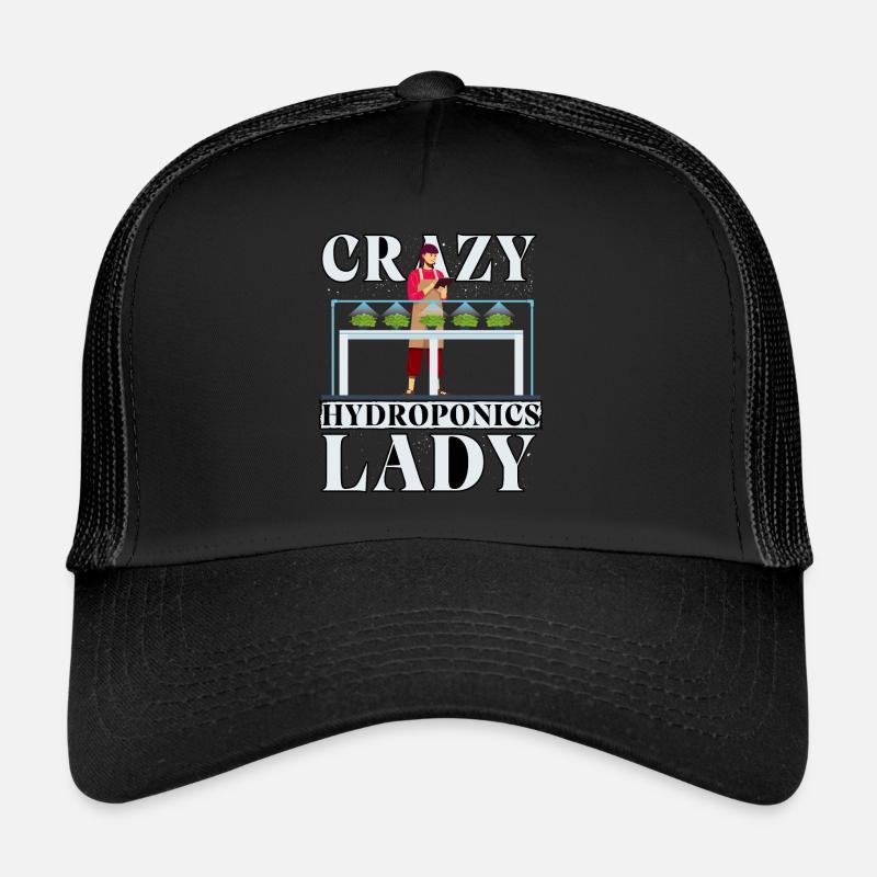 Dame hydroponique folle Casquette trucker 