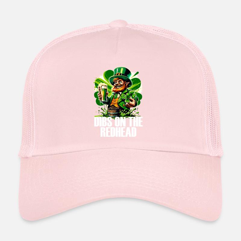 Saint-Patrick Shamrock Dibs On The Redhead Casquette trucker 