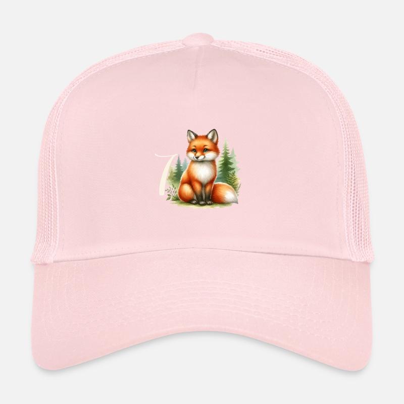 Mit Fuchs - Kinder Geburtstag 7 Jahre Trucker Cap