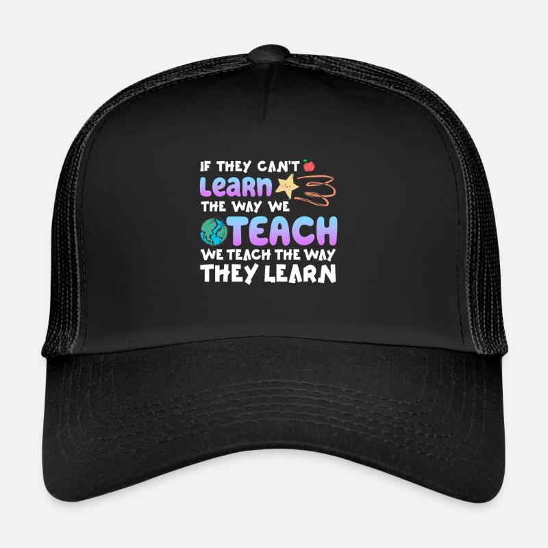 Autism Awareness SPED Teacher Learn Trucker Cap