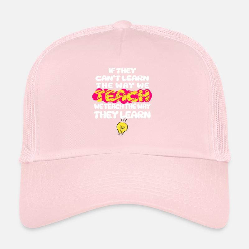 Autism Awareness SPED Teacher Learn Trucker Cap