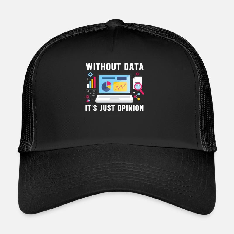 Funny Data Enthusiast Design Trucker Cap