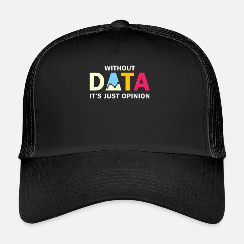 Funny Data Enthusiast Design Trucker Cap