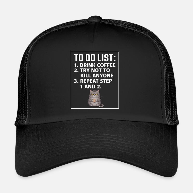 Liste de choses à faire pour Evil Cat Casquette trucker 
