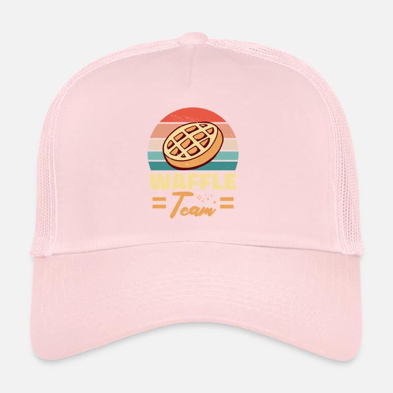 Waffle Team Petit-déjeuner Fans de cuisson de crêpes Casquette trucker 