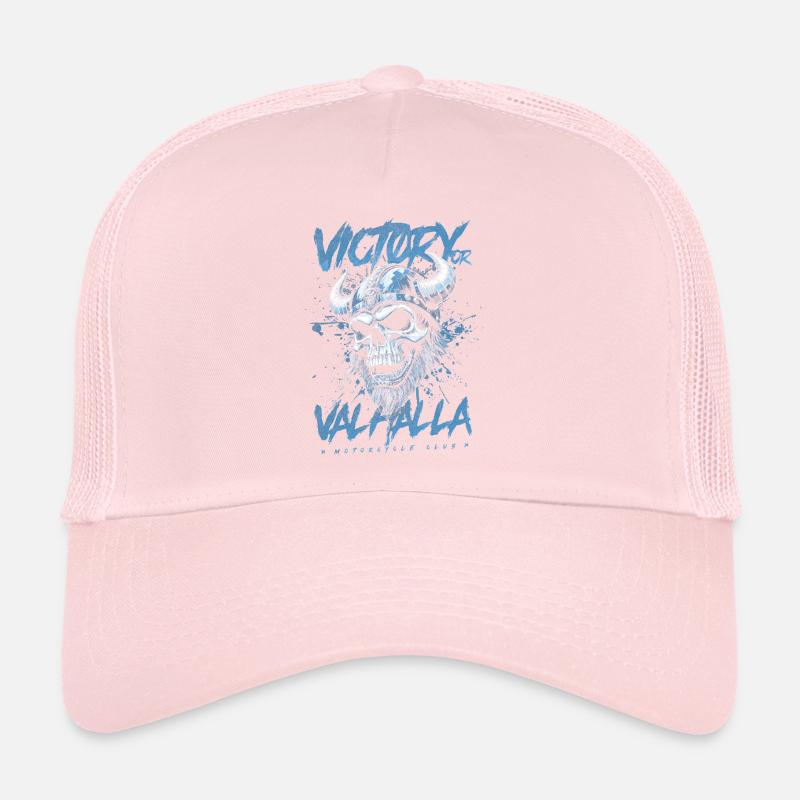 Motorrad Nordische Wikinger Sieg Oder Walhalla Trucker Cap