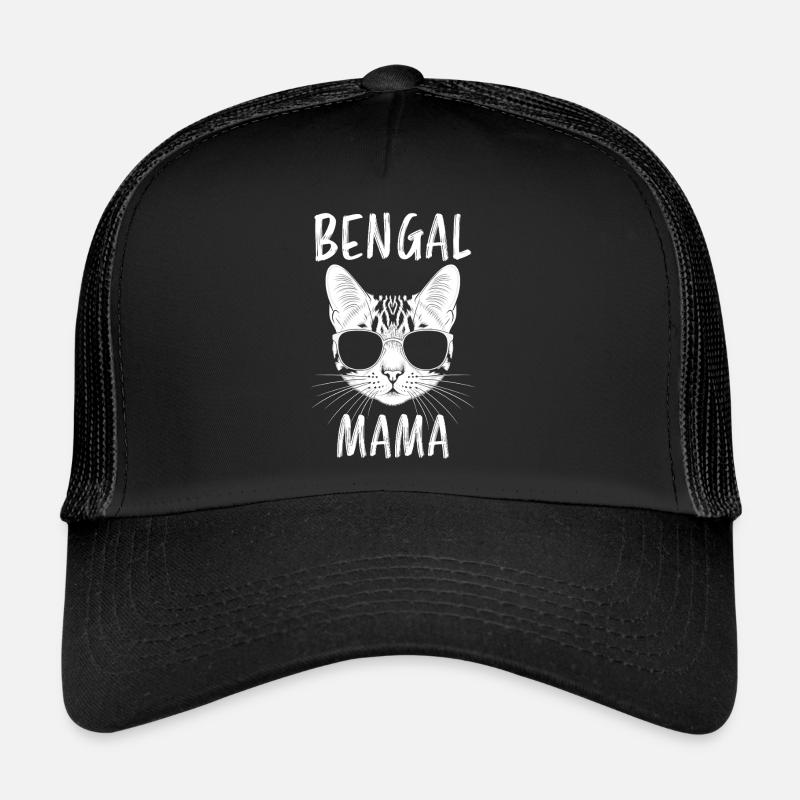 Chat du Bengale disant drôle Cadeau de chats du Bengale Casquette trucker 
