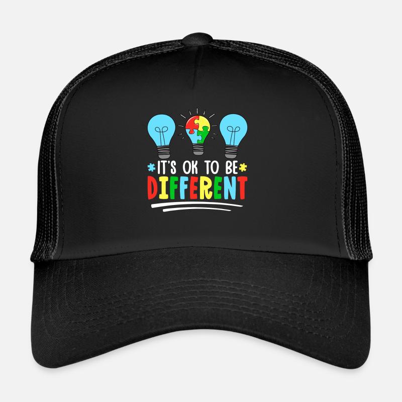 It's ok to be different Trucker Cap