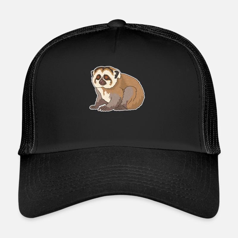 Slow Lorises Slow Lorises Plum Lori Gift Trucker Cap