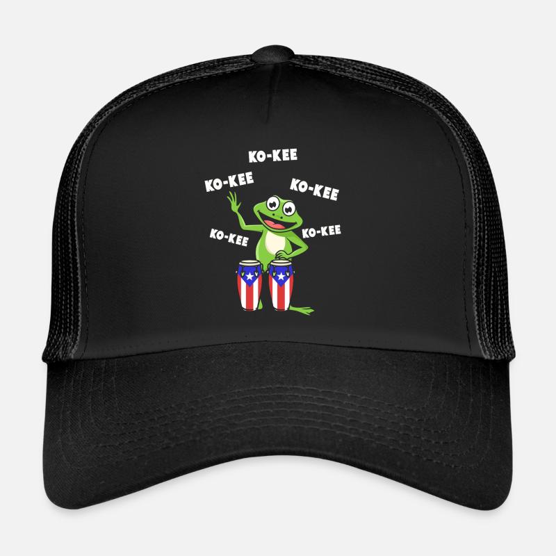 Ko-Kee Frog Playing Guitar Melody Trucker Cap