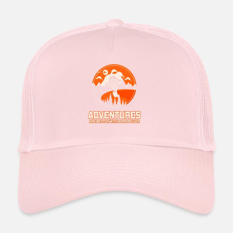 Abenteuer sind besser mit einem Propeller Trucker Cap
