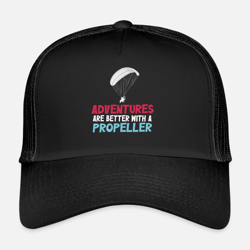 Les aventures sont meilleures avec une hélice Casquette trucker 