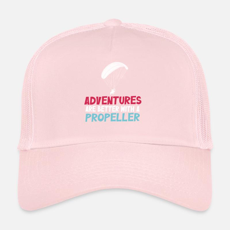 Abenteuer sind besser mit einem Propeller Trucker Cap