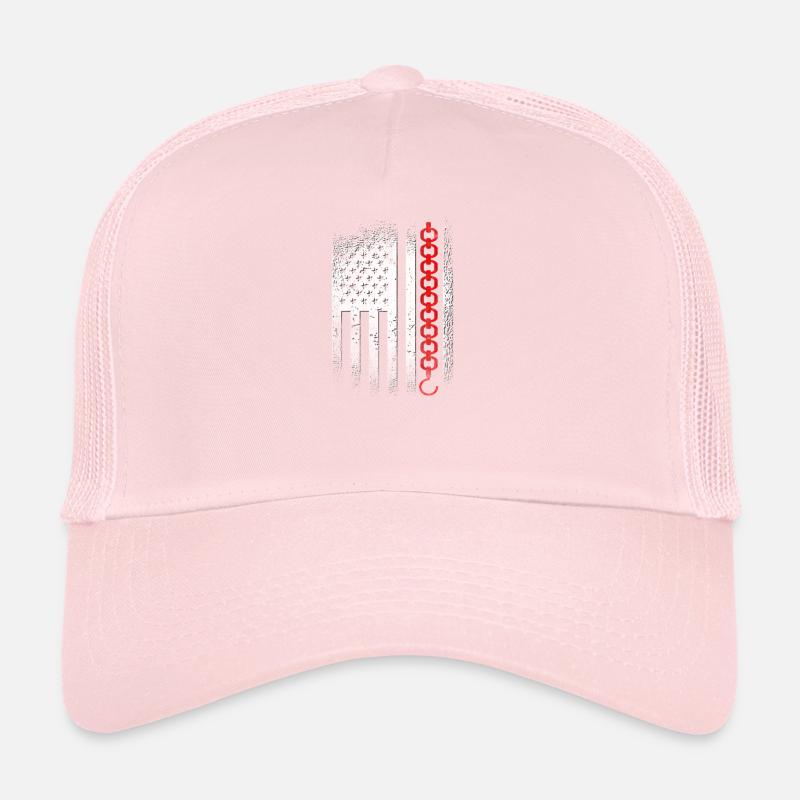 Fierté de l’opérateur de grue drapeau américain Casquette trucker 