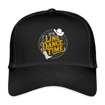 Line Dance Time Line Dancing Dancing - Trucker Cap - black/black - Front