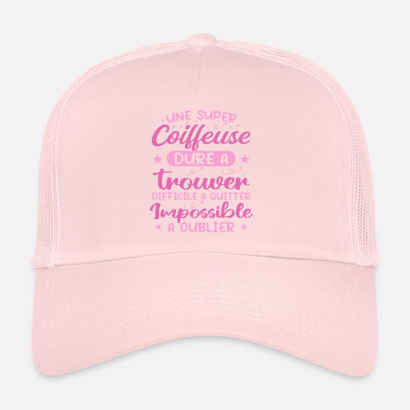 Une Super Coiffeuse - Cadeau coiffeuse Casquette trucker 